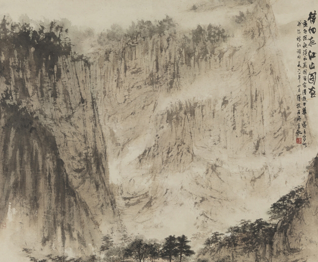 《待細把江山圖畫》100×111.5cm，1961年
